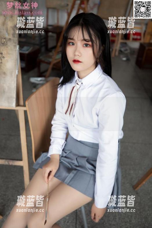 MSLASS梦丝女神 - 来自灵唯的私房图包，双马尾杀，轻轻一撩好似要动心头弦。