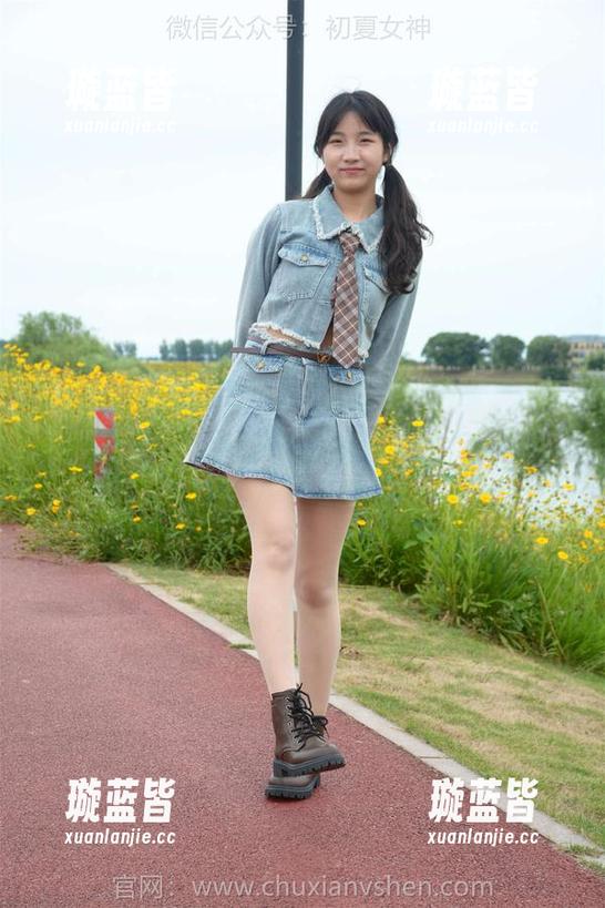 初夏女神 - 姐妹声声心相连，环环的美图看着就想爱！