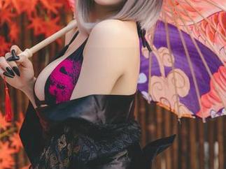 末夜787的和服写真，定制也很有趣，但我可能不太懂