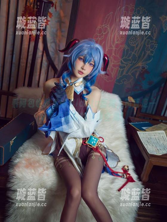 阿包也是兔娘 看阿包也是兔娘穿lolita蓝裙,简直是一场可爱风暴的写真全集!