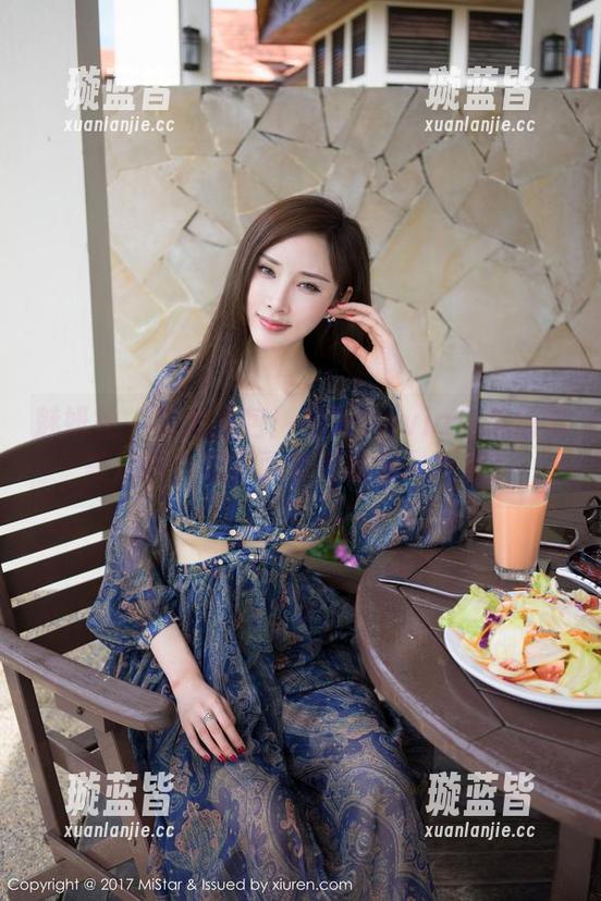 魅妍社 - 高清图包：易阳Silvia白裙成绝美风景，这画面我可以看一百遍！